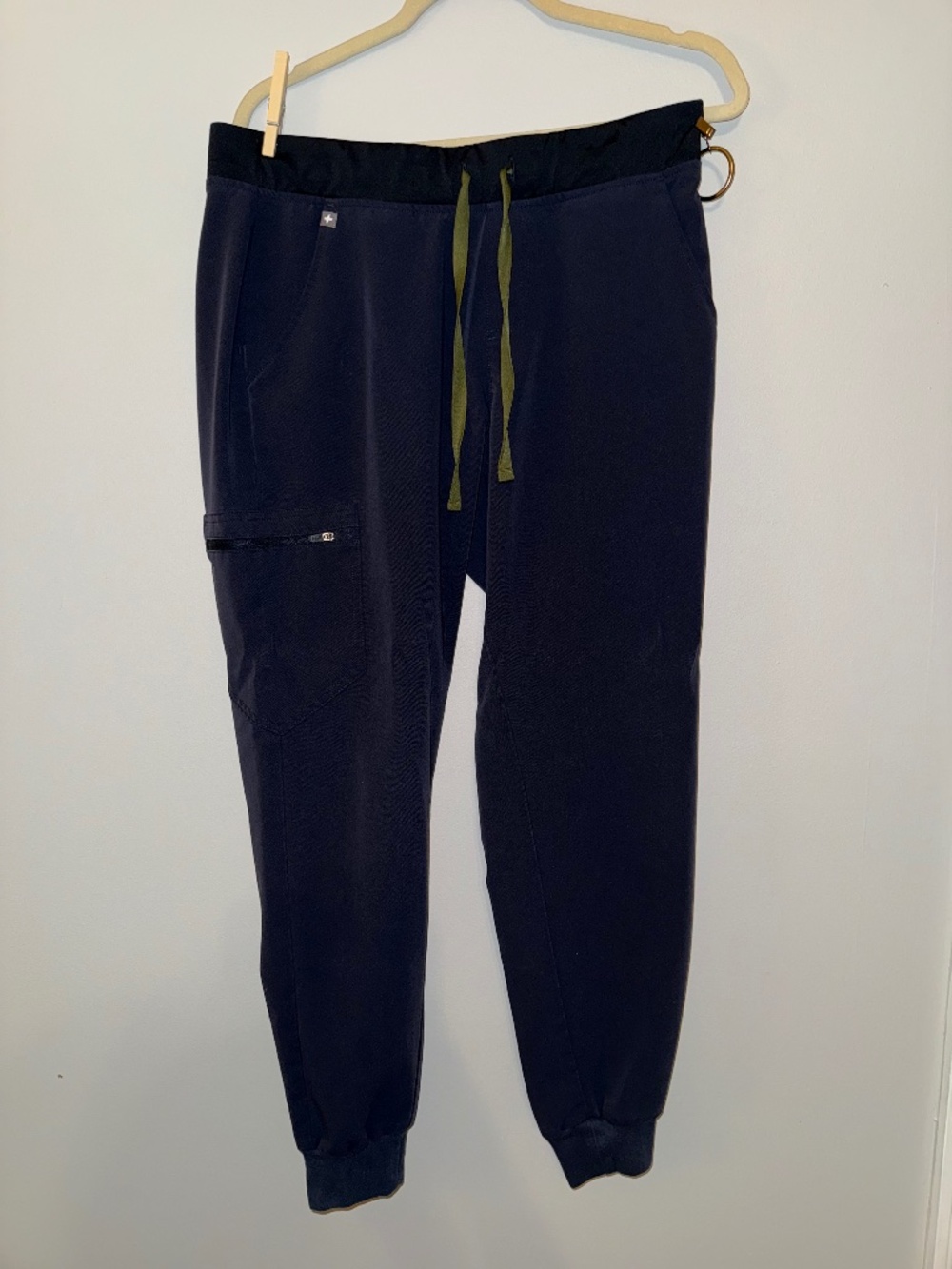 Women’s Large Navy Jogger Scrub Pants